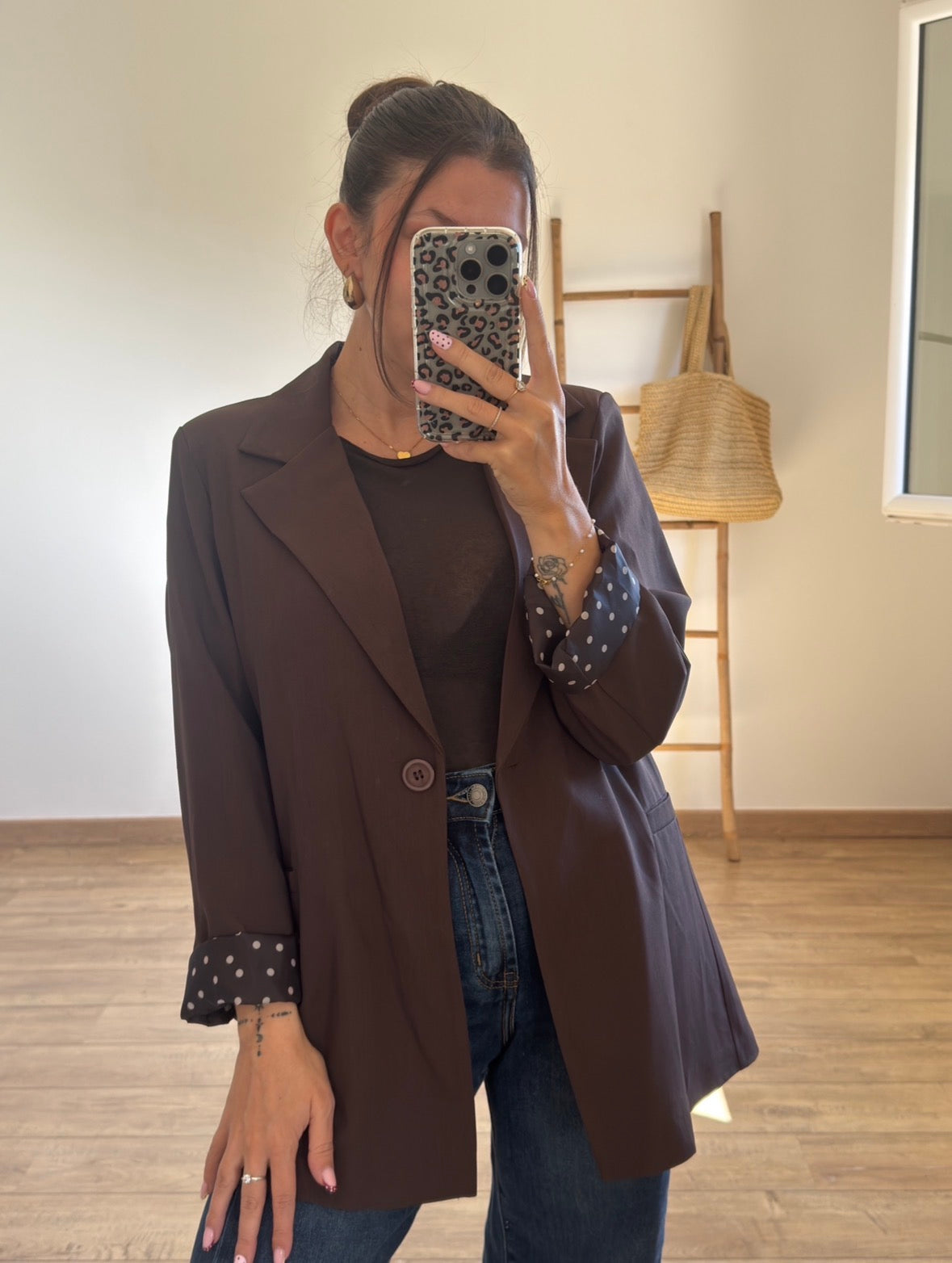 Blazer à pois JULIA