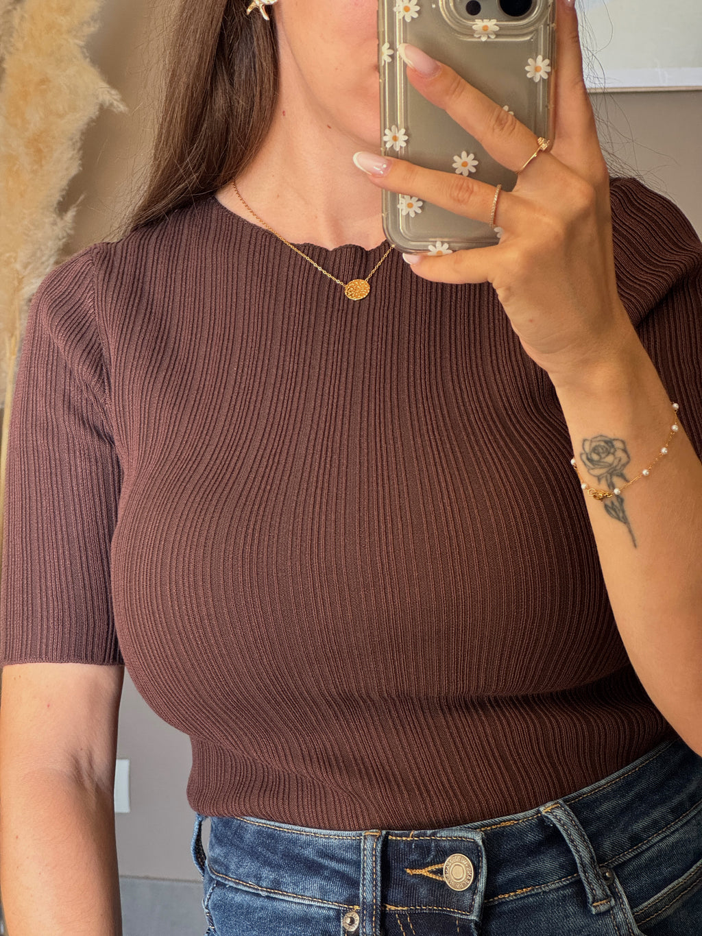 Tshirt AVA Marron