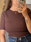 Tshirt AVA Marron