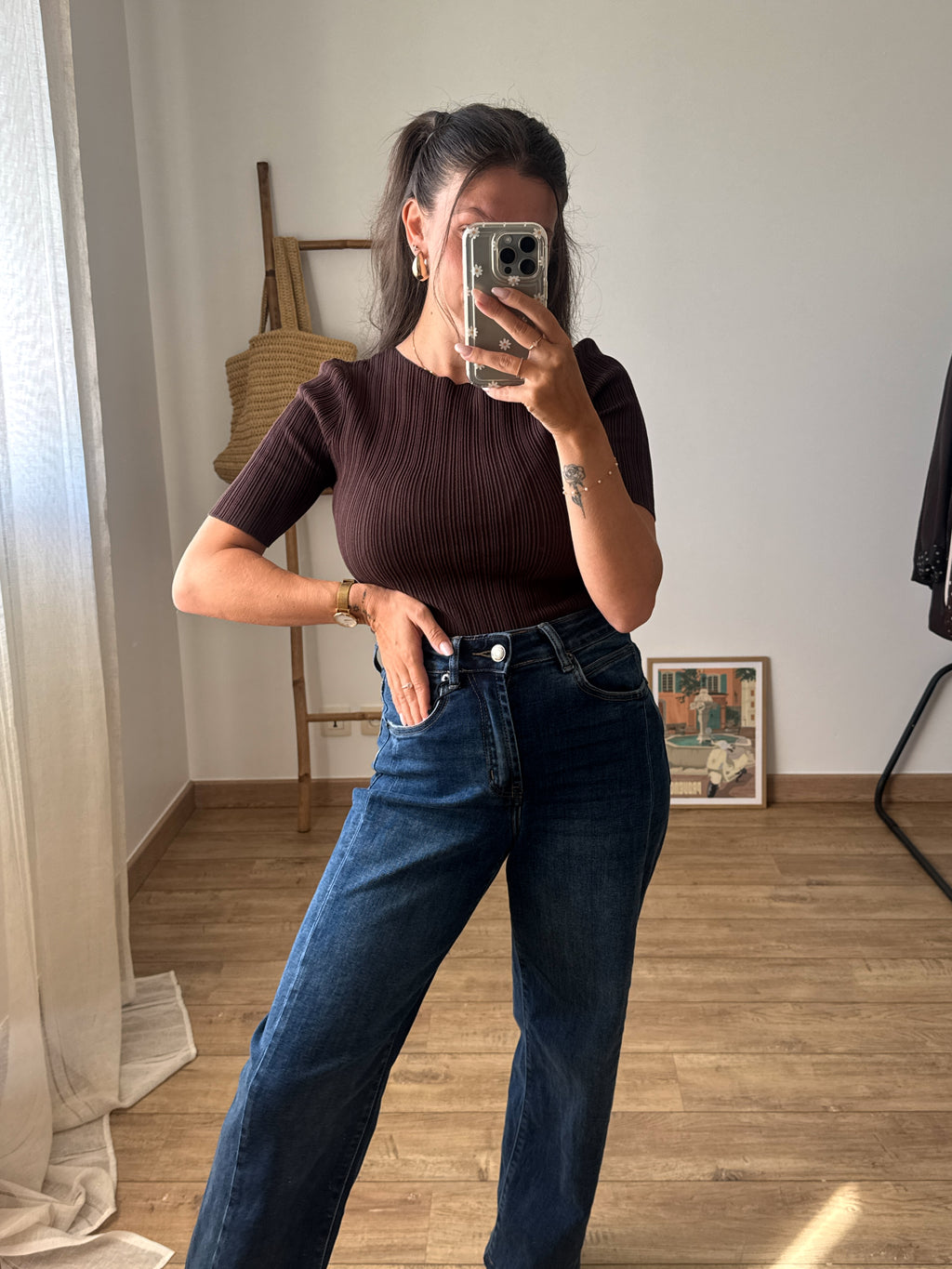 Tshirt AVA Marron