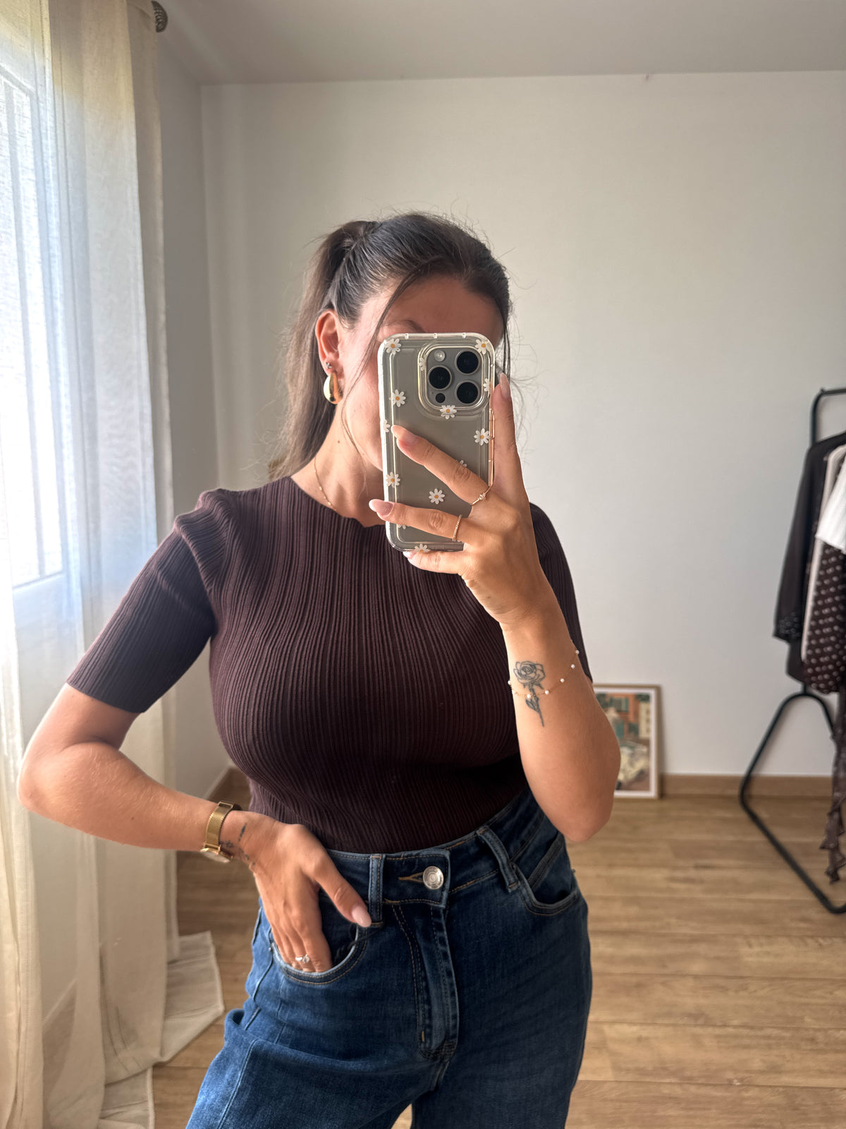 Tshirt AVA Marron